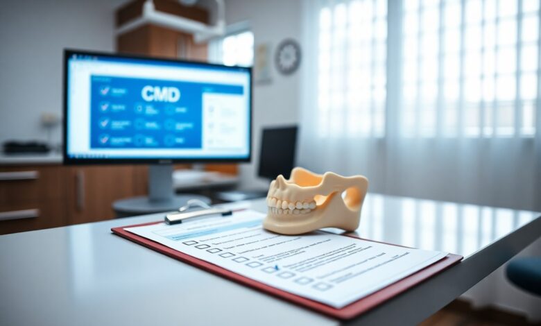 CMD Selbsttest & Checkliste bei Craniomandibulärer Dysfunktion [Bildinhalt mit KI erstellt]