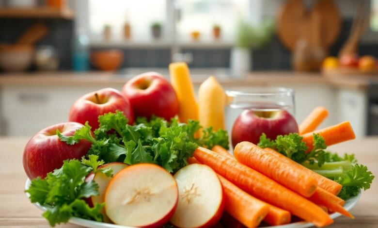 Gesunde Zähne – mit der richtigen Ernährung [Bildinhalt mit KI erstellt]