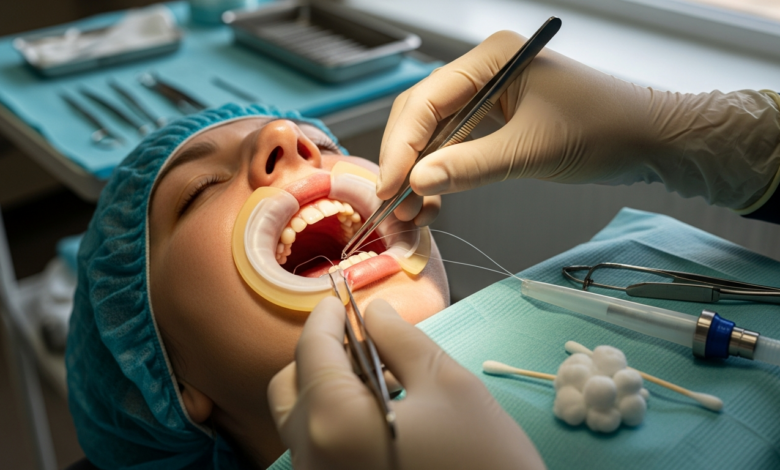 Zahnfleischtransplantation: Ablauf, Kosten & Heilung [Bildinhalt mit KI erstellt]