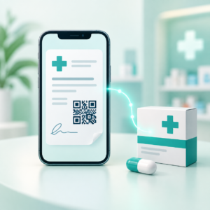 Welche Apotheke macht den E-Rezept-Prozess am einfachsten? [Bildinhalt mit KI erstellt]
